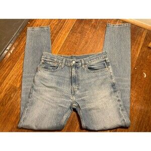 Levis 512 Slim Tapered Jeans Mens Size W 32 L 34 Light Blue denim Summer Pants